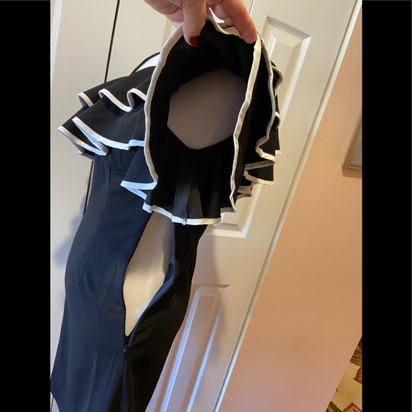 NWT~Fun Flirty One Shoulder Cocktail Dress by INA - Picture 5 of 8